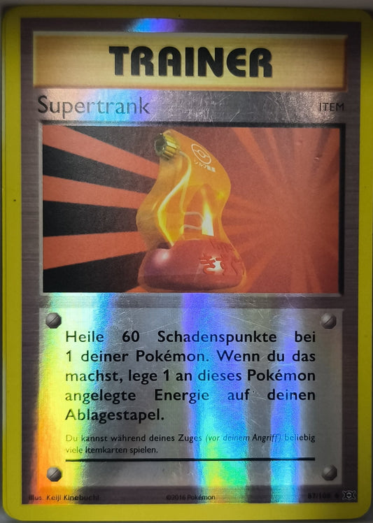 Supertrank Reverse Holo Evolutions Deutsch Excellent - Lachsnacken-Shop