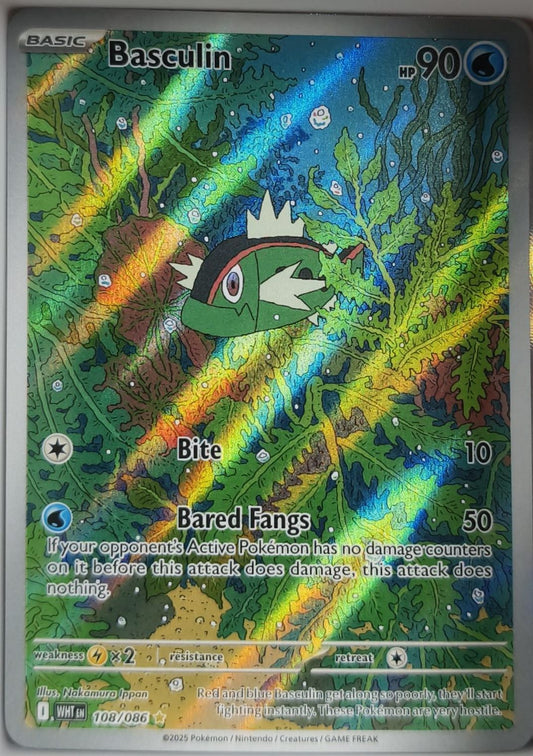 Barschuft 108/086 Illustration Rare Weiße Flammen Pokemon TCG - Lachsnacken-Shop