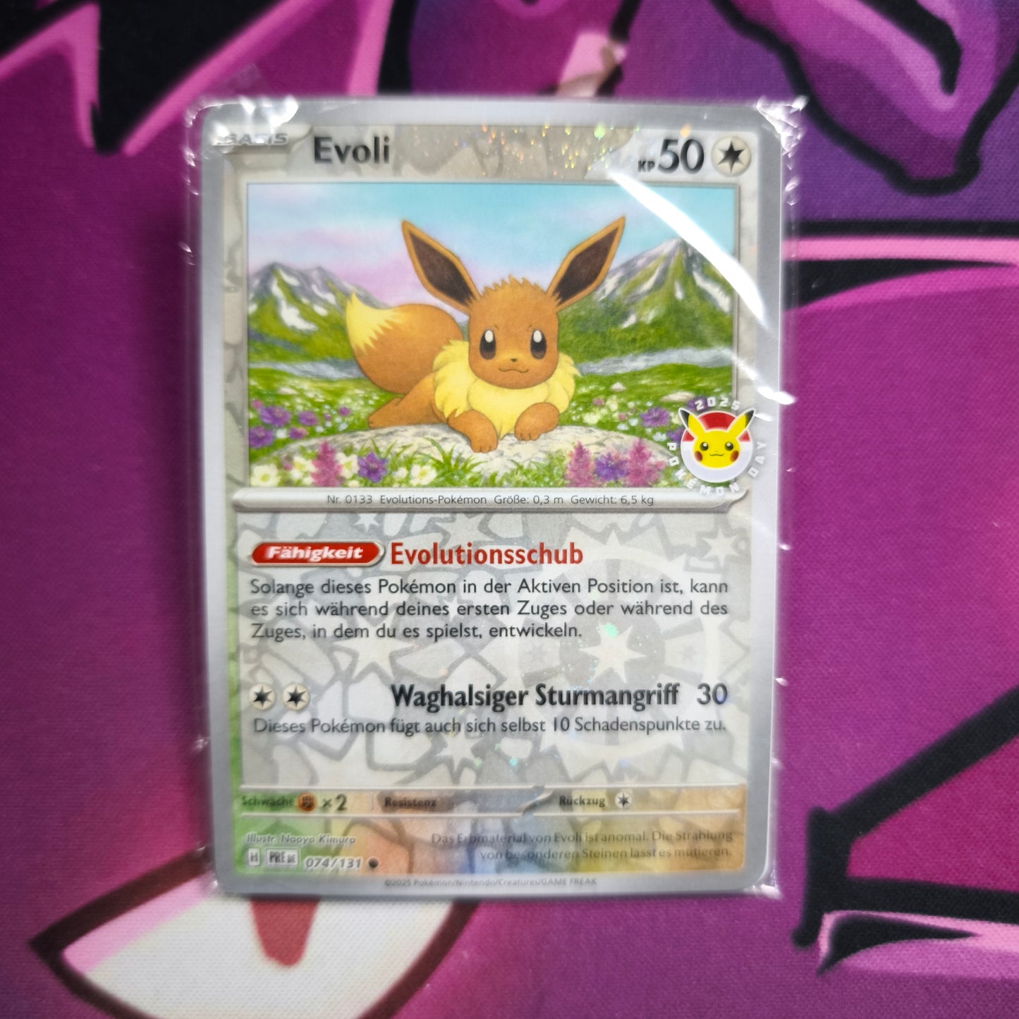 Evoli Pokemon Day Promo Reverse Holo Deutsch Sealed Pokemon TCG