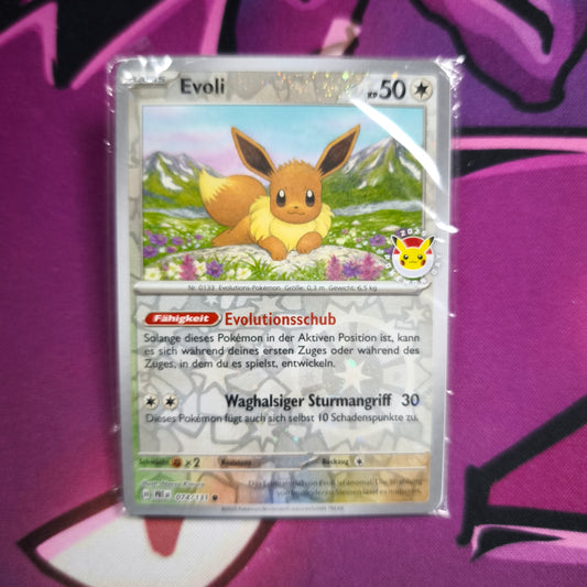 Evoli Pokemon Day Promo Reverse Holo Deutsch Sealed Pokemon TCG